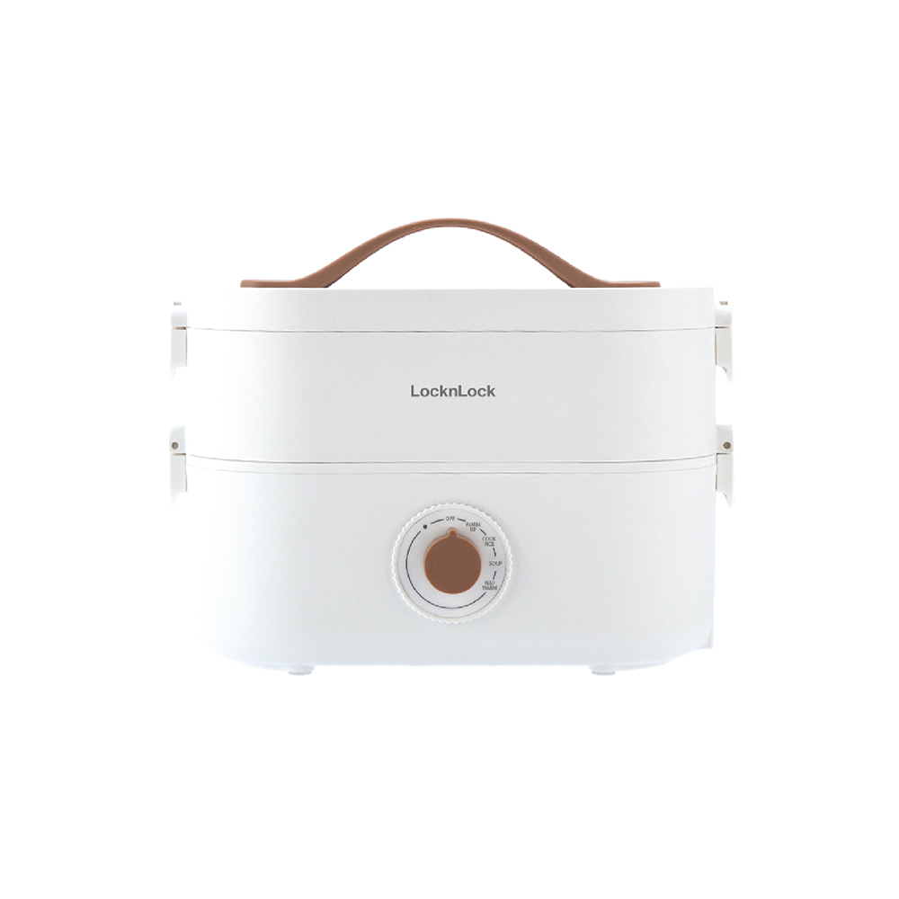 Hộp Cơm Điện - LocknLock Portable Heating Lunch Box 220V, 50Hz, 270W, 1.3L - 2 Màu (Hồng, Trắng) - EJR211, , large image number 5